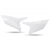 Side Panels white for Yamaha YZF 250 (2024-25) - YZF 450 (2023-25) - REPLICA PLASTICS - YA04893-046 - Ufo Plast