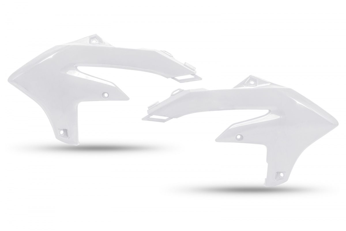 UFO Plast Radiator Covers - White 046 for Yamaha
