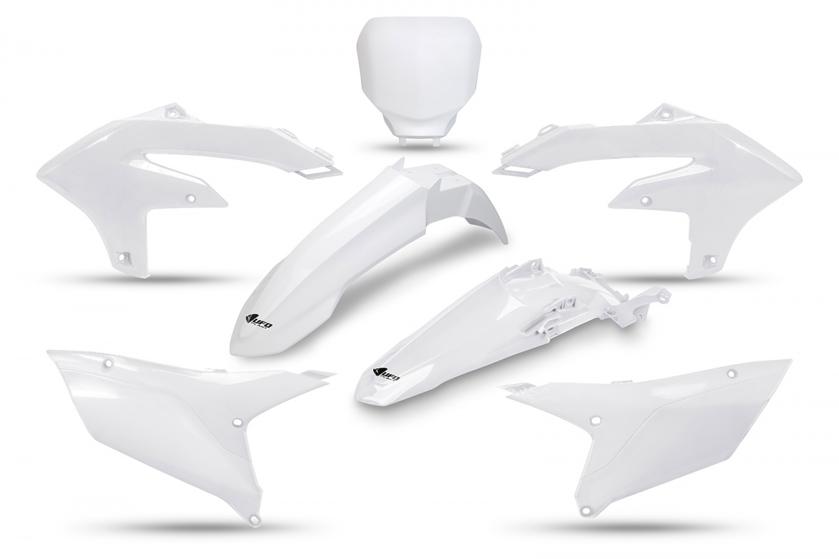 Plastic Kit white for Yamaha YZF 250 (2024-25) - YZF 450 (2023-25) - REPLICA PLASTICS - YAKIT326-046 - Ufo Plast