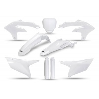 Full Plastic Kit white for Yamaha YZF 250 (2024-25) - YZF 450 (2023-25) - REPLICA PLASTICS - YAKIT326F-046 - Ufo Plast