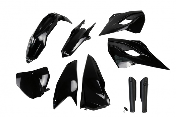 Husqvarna full plastic kit - black - REPLICA PLASTICS - HUKIT628F-001 - UFO Plast