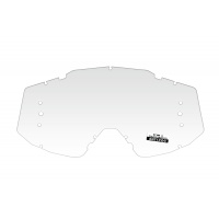 Clear lens with roll off's holes for motocross Mystic goggle - Goggles - LE02201 - UFO Plast