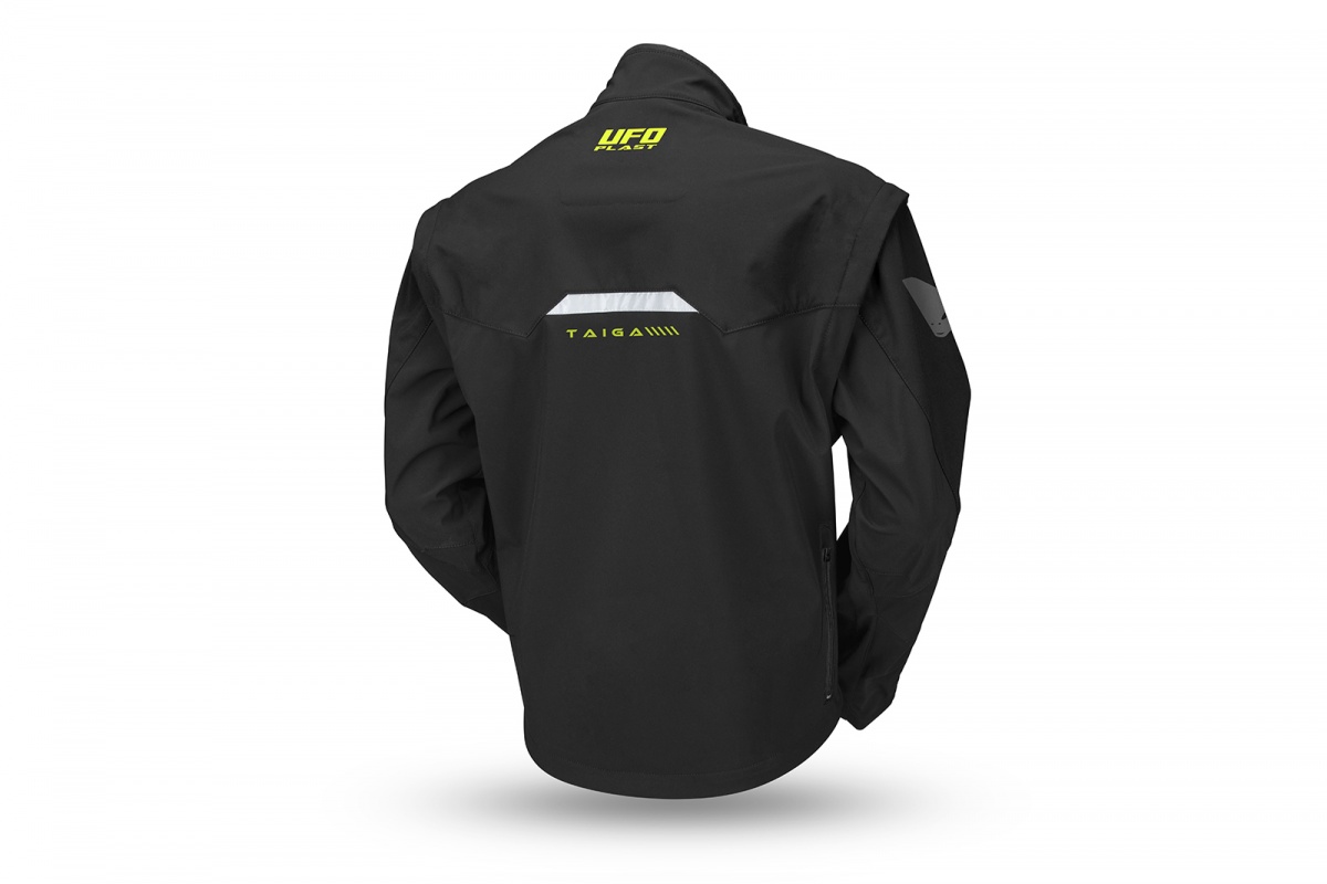 Taiga enduro jacket with protections included neon yellow - Jackets - JA13002-KD - Ufo Plast