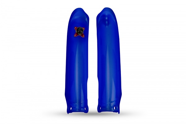 Fork slider protectors + quick starter - Blue - Yamaha - REPLICA PLASTICS - YA04896-089 - UFO Plast