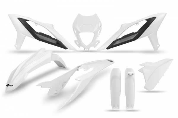POLISPORT 8572400006 - Parafango anteriore replica OEM realizzato in plastica lucida durevole e resistente compatibile con le moto Husqvarna in colore nardo grigio