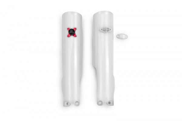 fork slider protectors + quick starter - white 20-23 - KTM - KT05015-042 - UFO PLAST