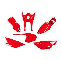 Plastic Kit red for Kawasaki KLX 110 (2010-25) - REPLICA PLASTICS - KA37003-070 - Ufo Plast