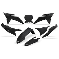 Plastic Kit black compatible Ktm SX 250/XC 250 / SX 250 - SX 125/XC 125 / SX 125 - SX 150 - SX-F 350/XCF 350 / SX-F 350 - SX....