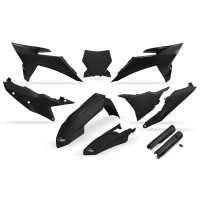 Full Plastic Kit black compatible Ktm SX 250/XC 250 / SX 250 - SX 125/XC 125 / SX 125 - SX 150 - SX-F 350/XCF 350 / SX-F 350....