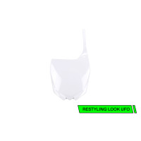Front Number Plate white - Ufo Plast
