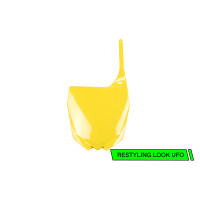 Front Number Plate yellow - Ufo Plast