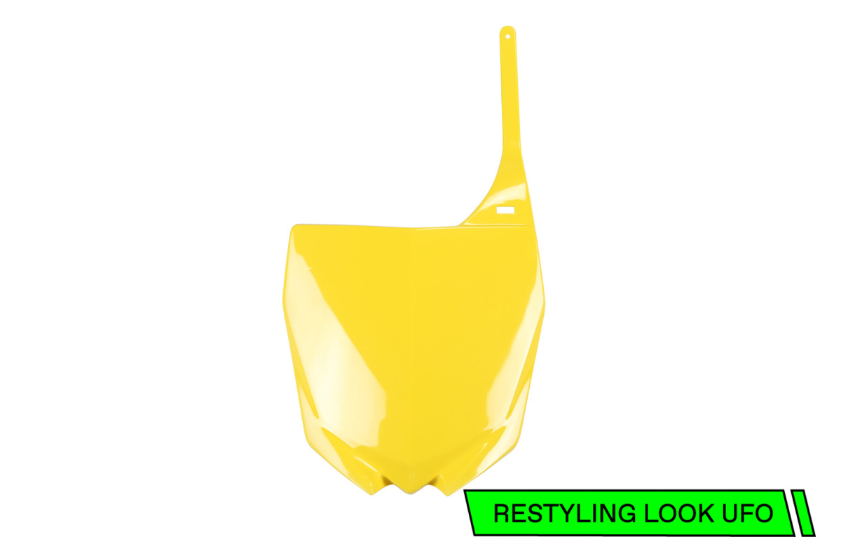 Front Number Plate yellow - Ufo Plast