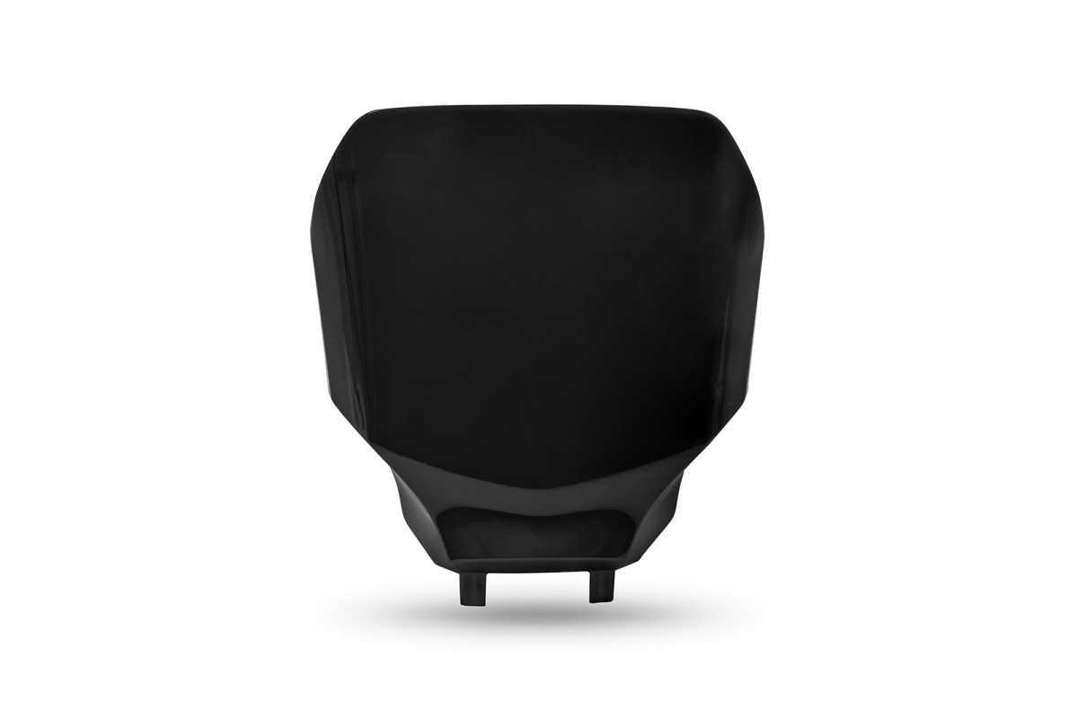 Front Number Plate black - Ufo Plast