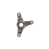 Front disc cover mounting kit black - Ufo Plast