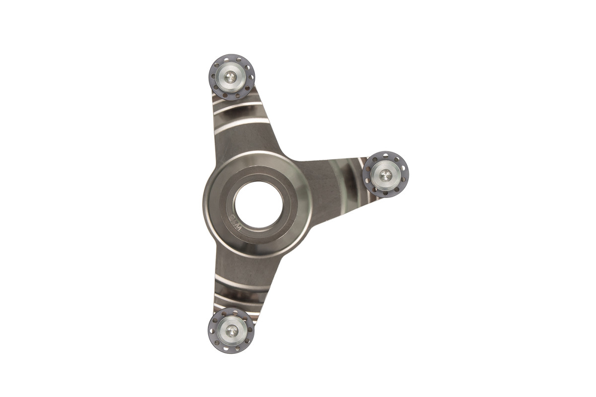 Front disc cover mounting kit black - Ufo Plast
