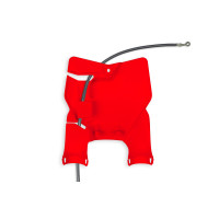 Front Number Plate red - Ufo Plast