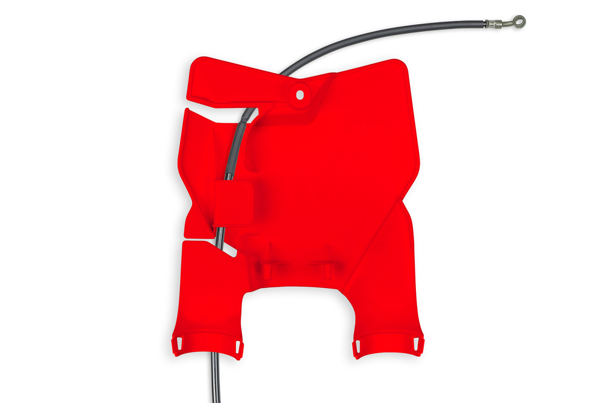 Front Number Plate red - Ufo Plast