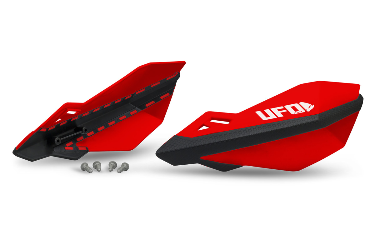 Handguards red Traxion - Ufo Plast