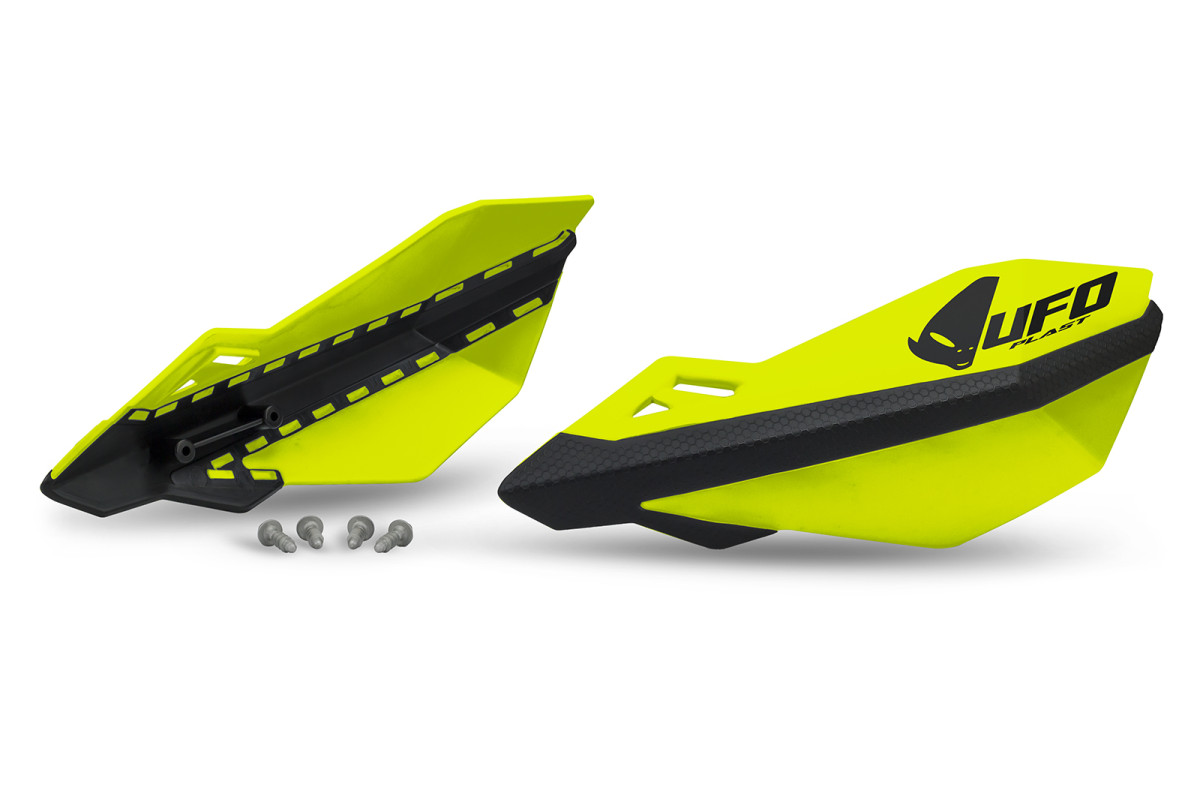Handguards yellow Traxion - Ufo Plast