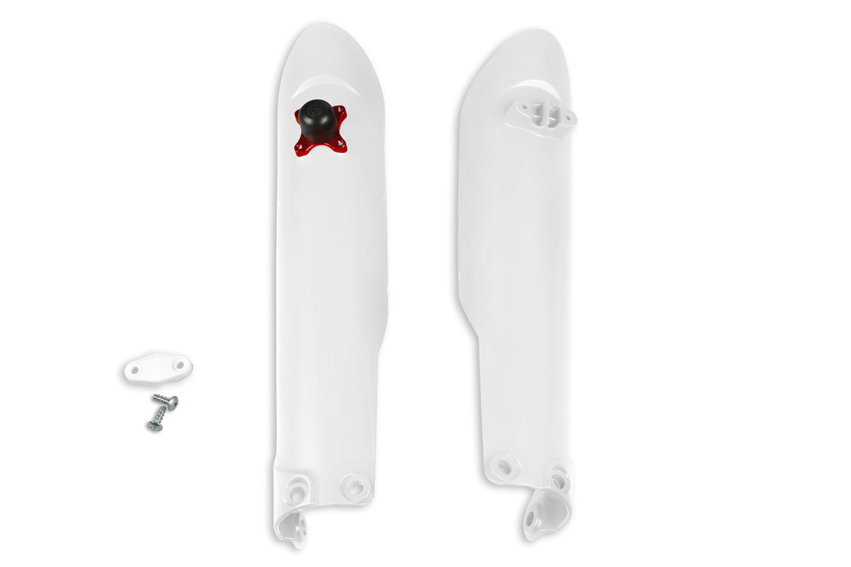 Fork Slider Protector + Quick Starter white - Ufo Plast