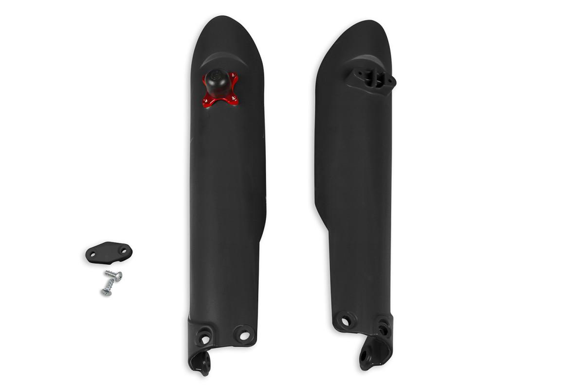 Fork Slider Protector + Quick Starter black - Ufo Plast