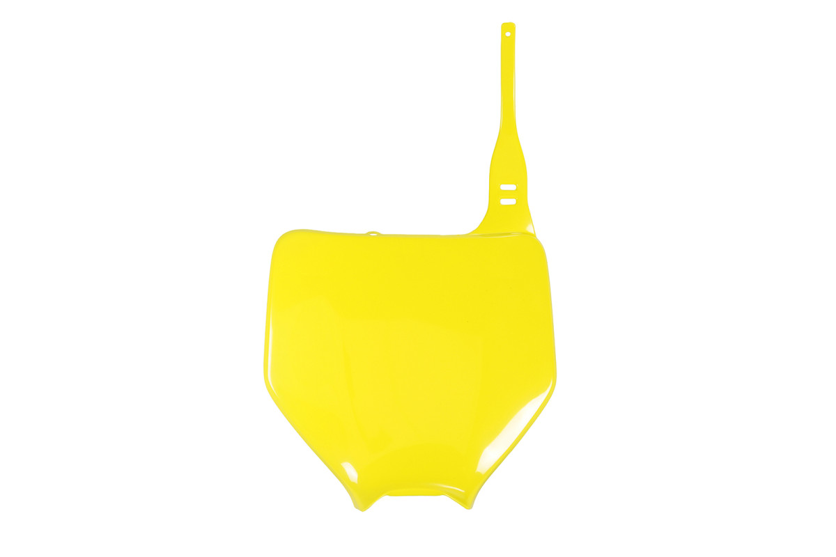 Front Number Plate yellow - Ufo Plast