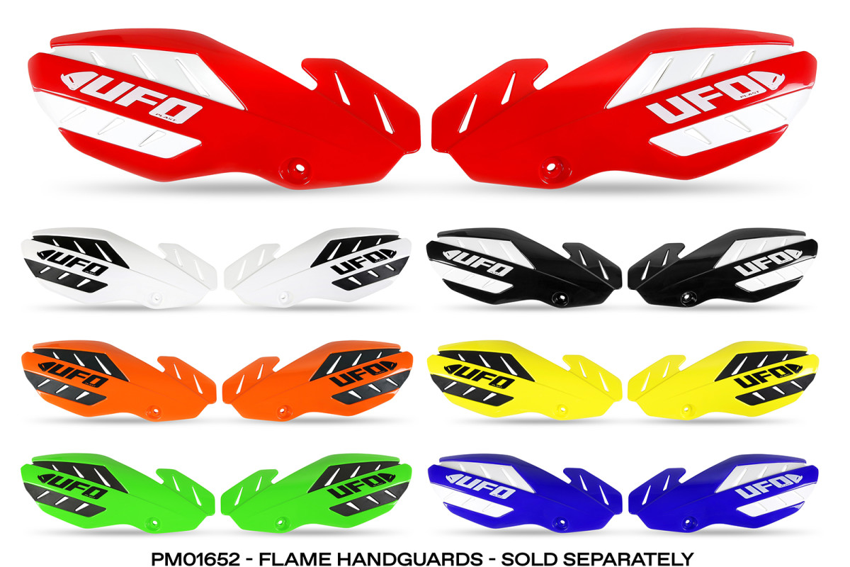 mounting kit on levers black for Flame handguards - Ufo Plast