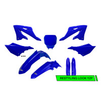 Full Plastic Kit blue for Yamaha YZ 125 (2022-26) - YZ 250 (2022-26) - YZ 125 X (2022-26) - YZ 250 X (2022-26) - REPLICA PLAS...