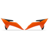 Radiator Covers orange compatible Ktm SX 85 (2025-26) - REPLICA PLASTICS - KT05030-127 - Ufo Plast