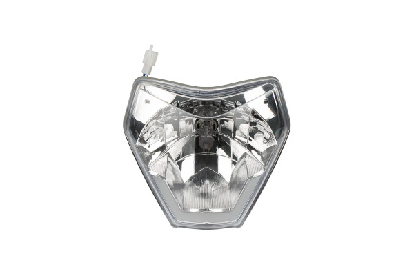 Headlight with plastic support black Headlight - Ufo Plast
