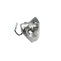 Headlight with plastic support black Headlight - Ufo Plast