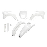 Full Plastic Kit white for Ktm EXC 125 - EXC 200 - EXC 250 - EXC-F 250 - EXC 300 - EXC-F 350 - EXC-F 450 - EXC-F 500 - REPLIC...