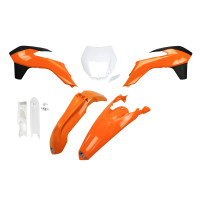 Full Plastic Kit OEM Color for Ktm EXC 125 - EXC 200 - EXC 250 - EXC-F 250 - EXC 300 - EXC-F 350 - EXC-F 450 - EXC-F 500 - RE...