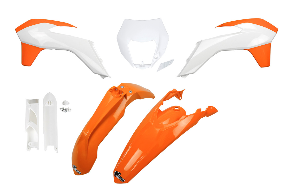 Full Plastic Kit OEM Color for Ktm EXC 125 - EXC 200 - EXC 250 - EXC-F 250 - EXC 300 - EXC-F 350 - EXC-F 450 - EXC-F 500 - RE...