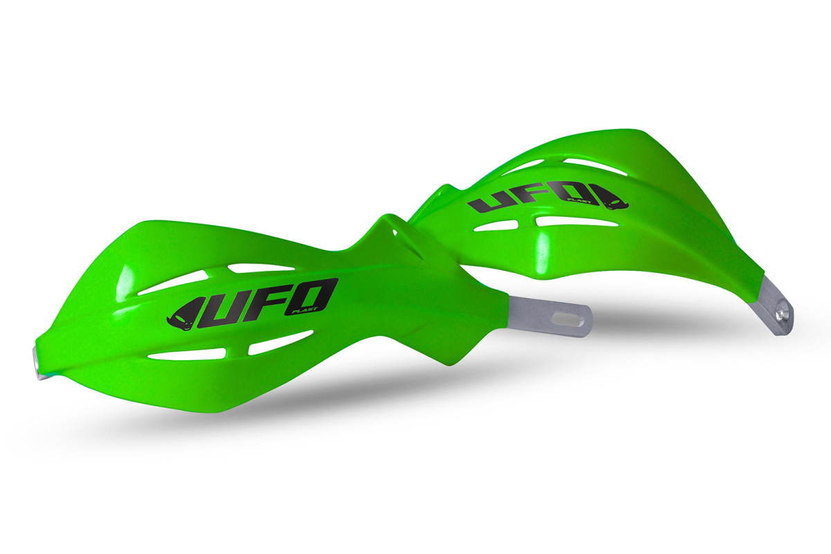 Motocross handguards Alu green