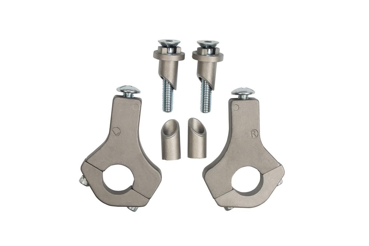 Motocross handguards Alu green