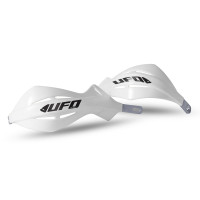 Motocross handguards Alu white