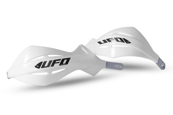 Motocross handguards Alu white