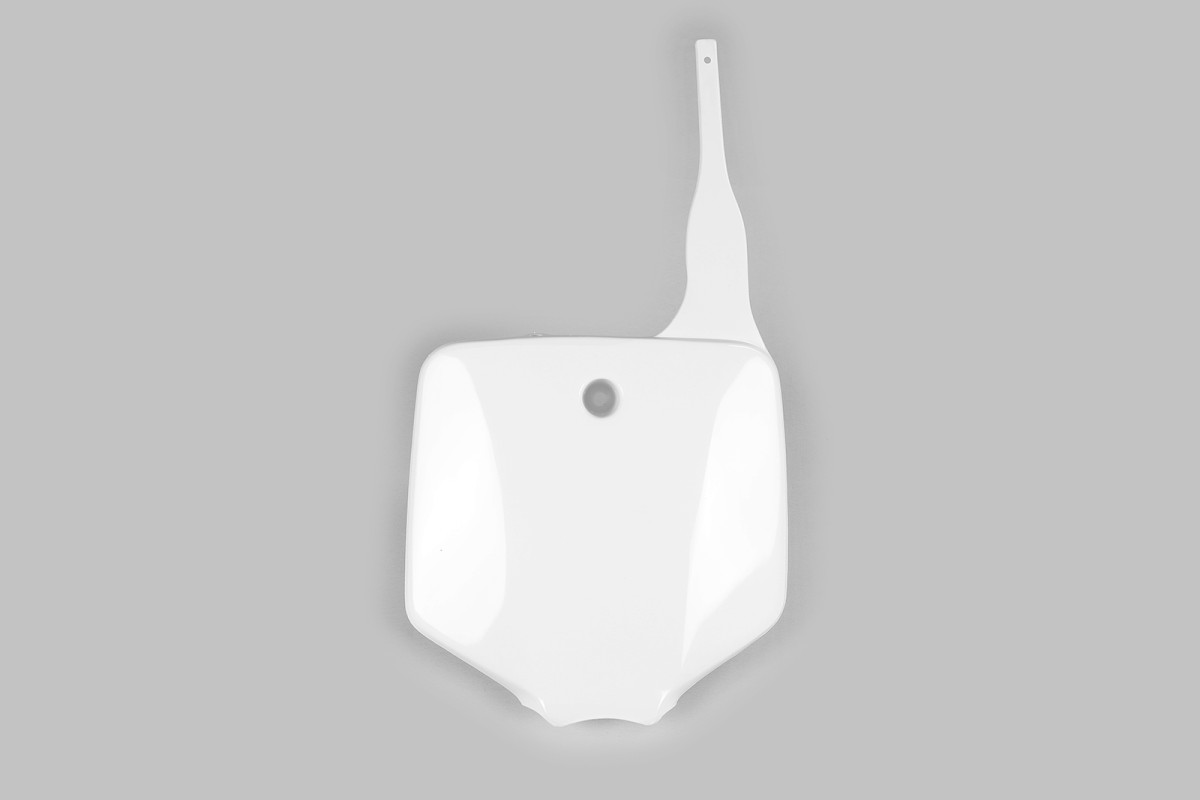 Front Number Plate white - Ufo Plast