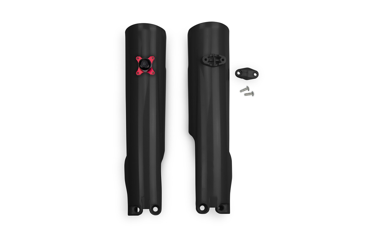 Fork Slider Protector + Quick Starter black - Ufo Plast