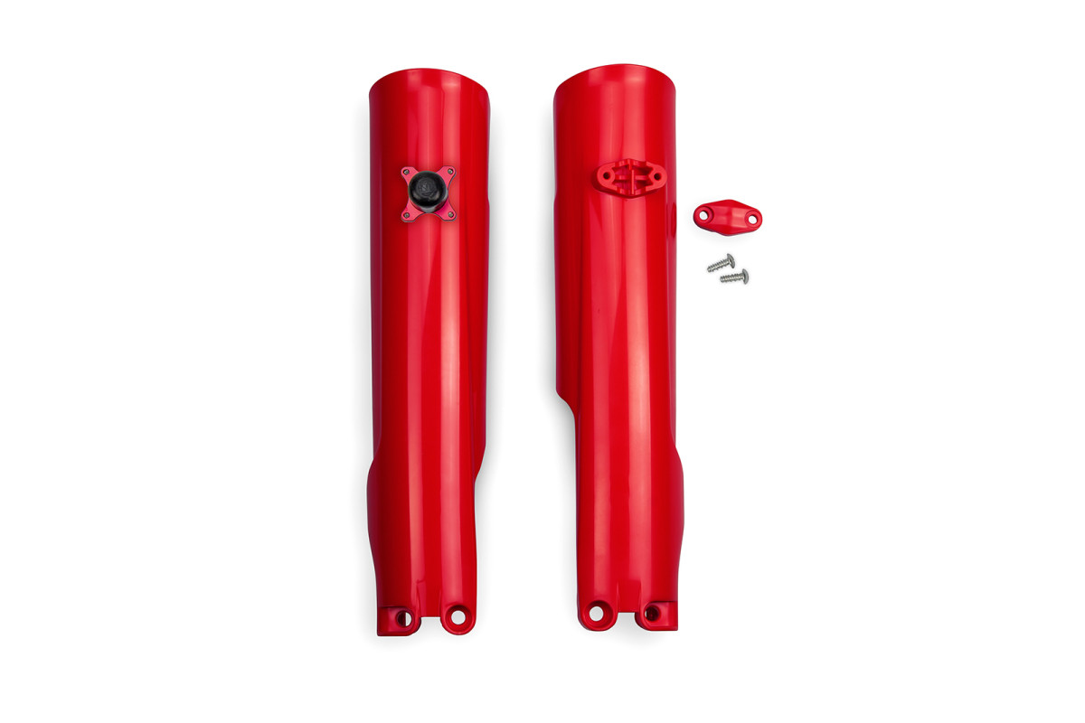 Fork Slider Protector + Quick Starter red - Ufo Plast