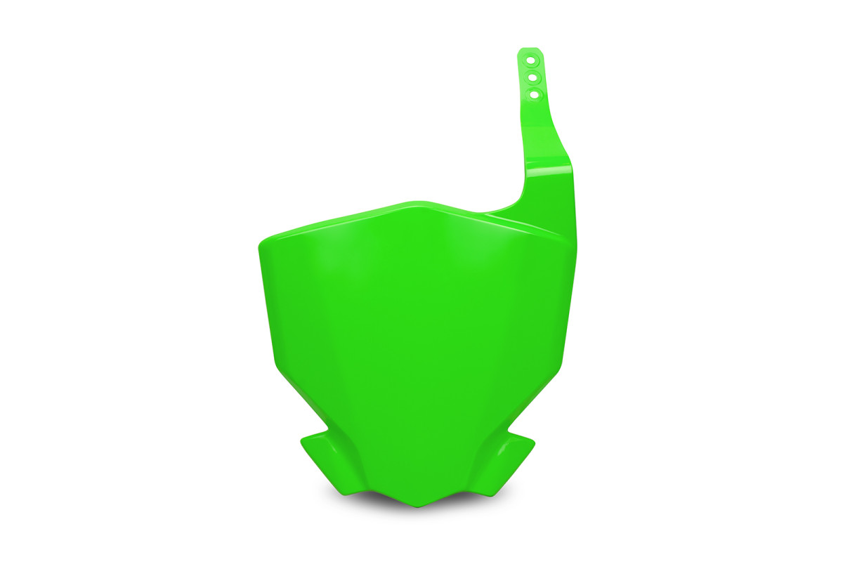 Front Number Plate neon green - Ufo Plast