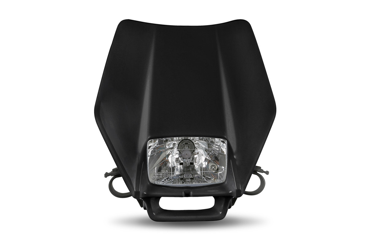Motocross Ghibli halogen headlight black - UFO Plast