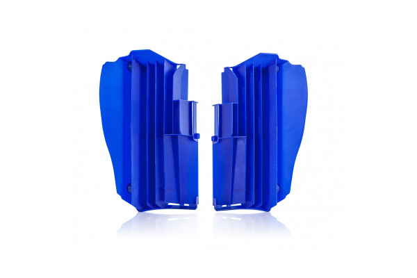 Motocross radiator louvers for Yamaha blue