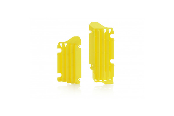 Motocross radiator louvers for Suzuki yellow