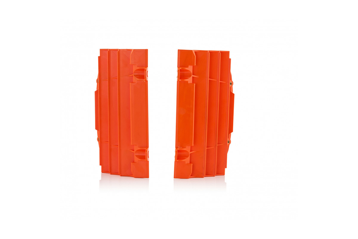 Motocross radiator louvers for Ktm orange