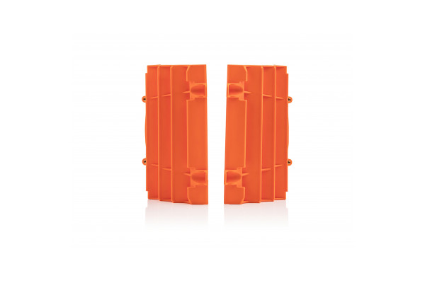Motocross radiator louvers for Ktm orange