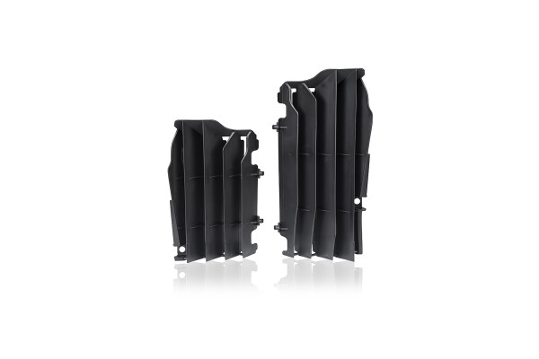 Motocross radiator louvers for Kawasaki black
