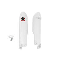 Fork Slider Protector + Quick Starter White - Ufo Plast Fork Slider Protector + Quick Starter White - Ufo Plast