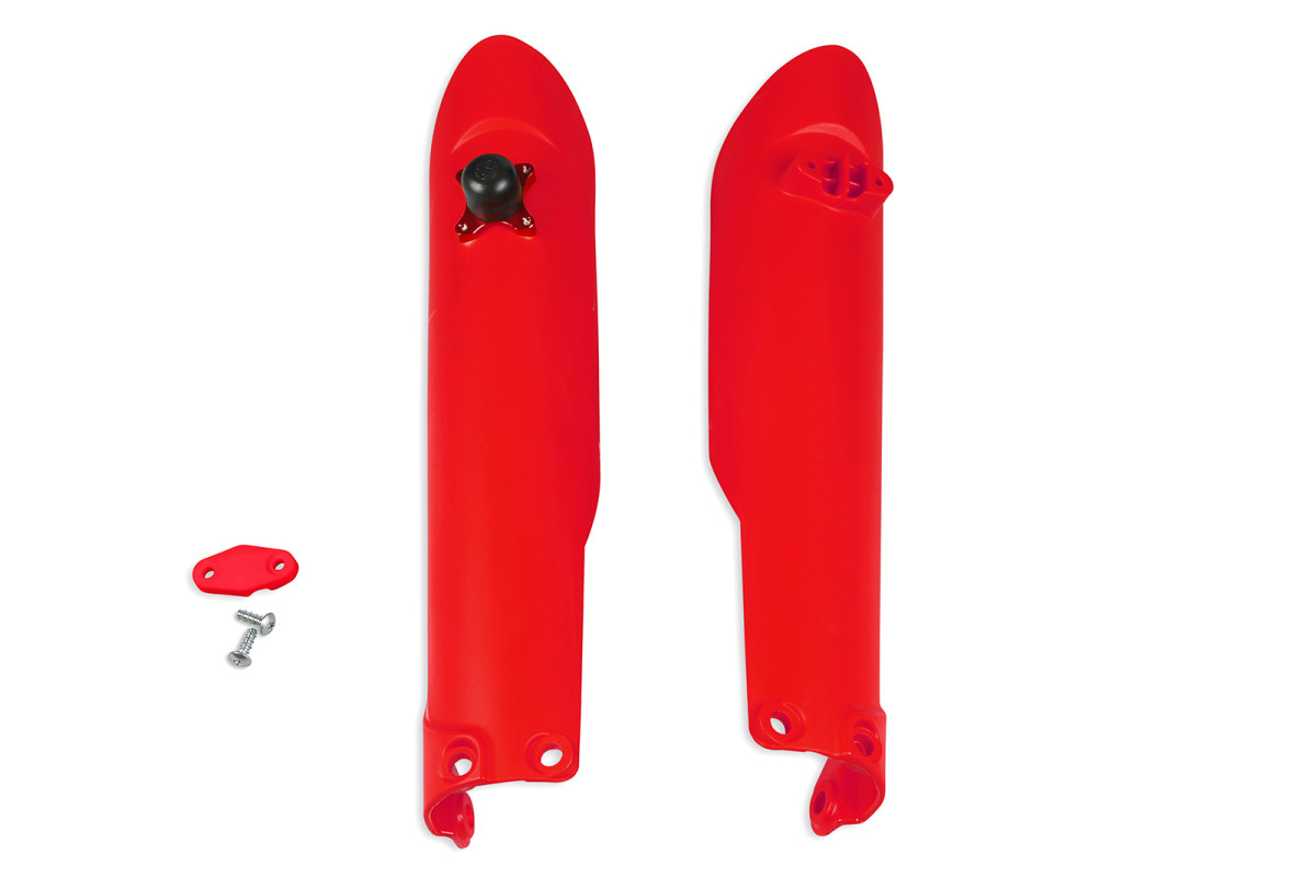 Fork Slider Protector + Quick Starter red - Ufo Plast